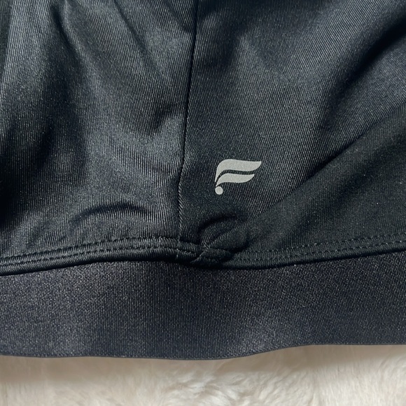 Fabletics Black Sleeveless Bustier Crop Top/sports bra - Picture 3 of 6